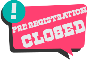 Pre Registration is now closed