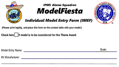 Individual Model Entry form