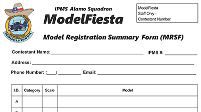 Model Registration Summary Form
