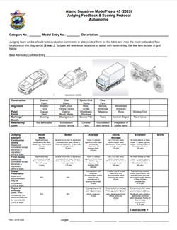 Automotive Judging Guidelines